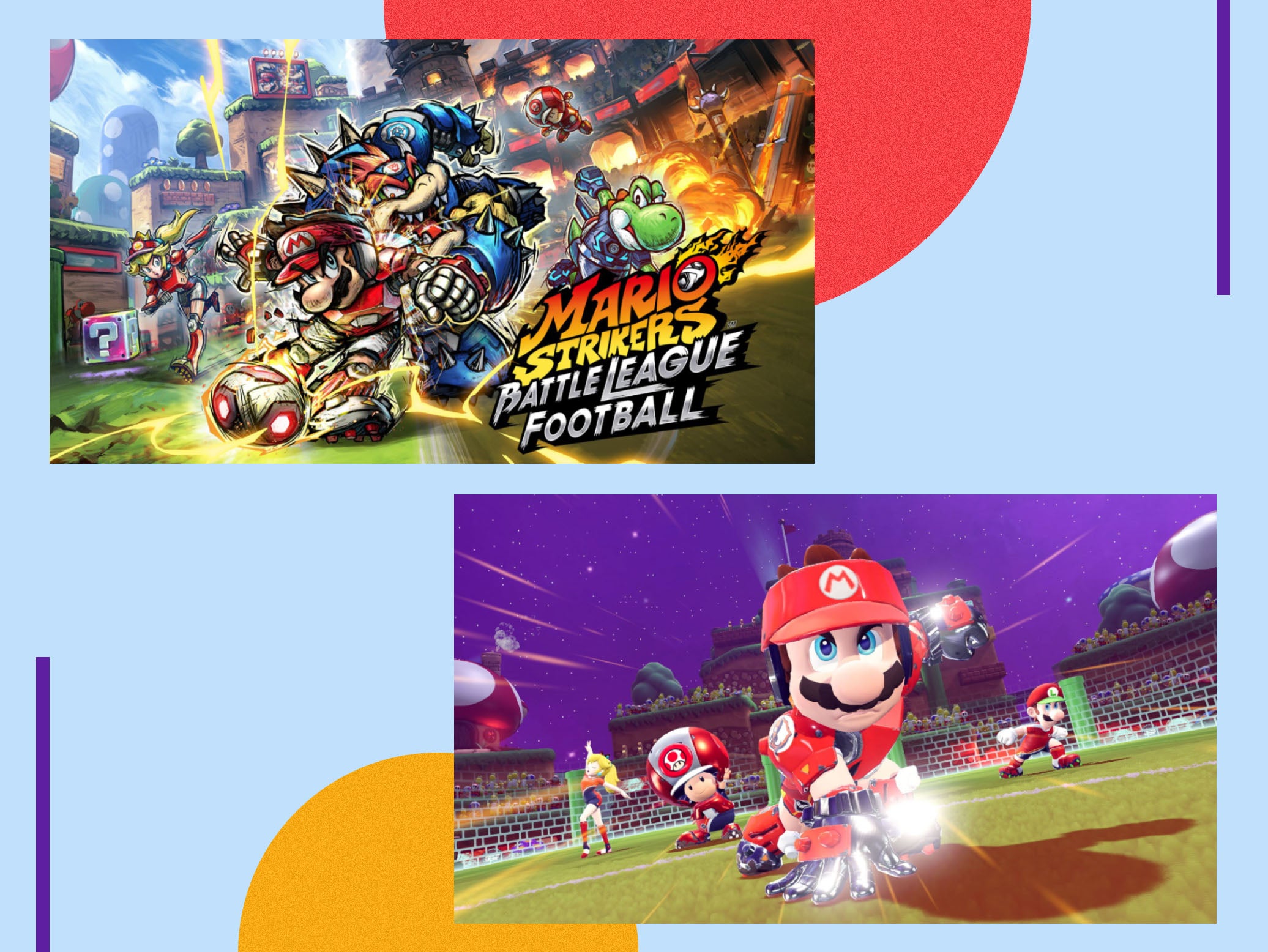 Mario smash outlet football switch
